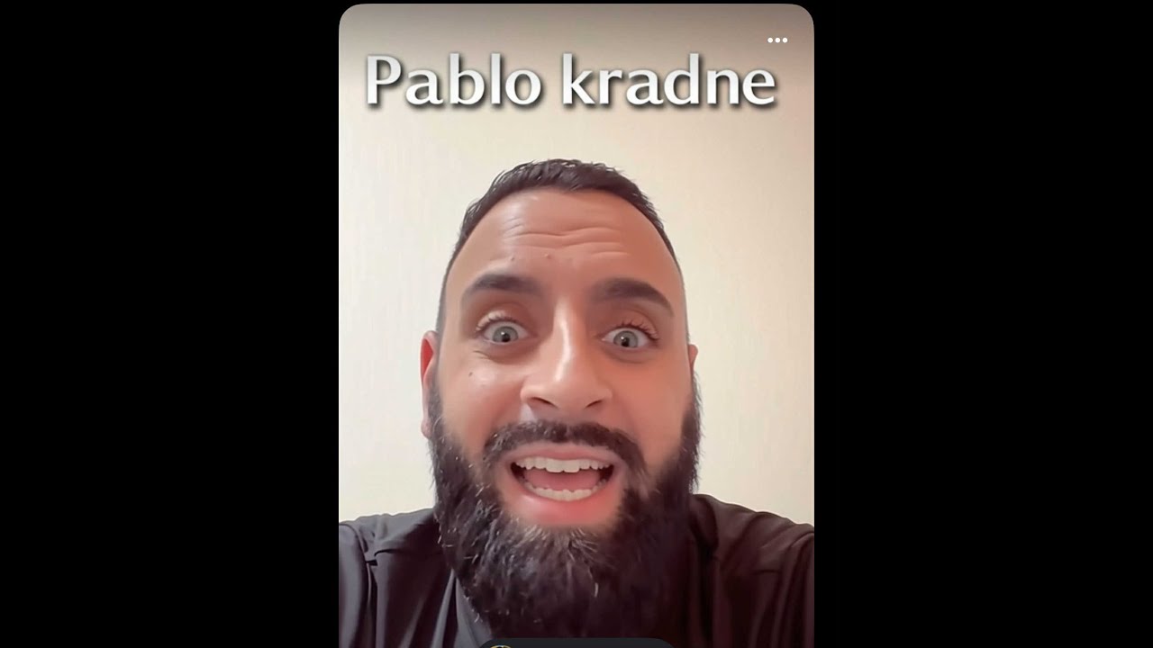 Kr&aacute;l Pablo Kradne jedlo a žobre Z&aacute;znam TIKTOK streamu