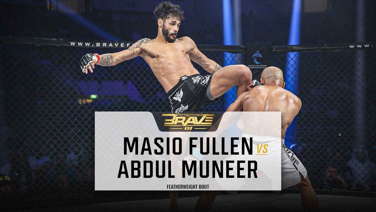 Masio Fullen vs Abdul Muneer | FREE MMA Fight | BRAVE CF 1