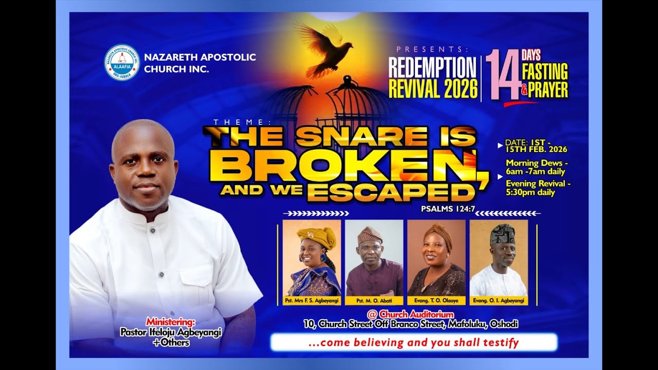 REDEMPTION REVIVAL 2026 (DAY1)| PST. IFELOJU AGBEYANGI