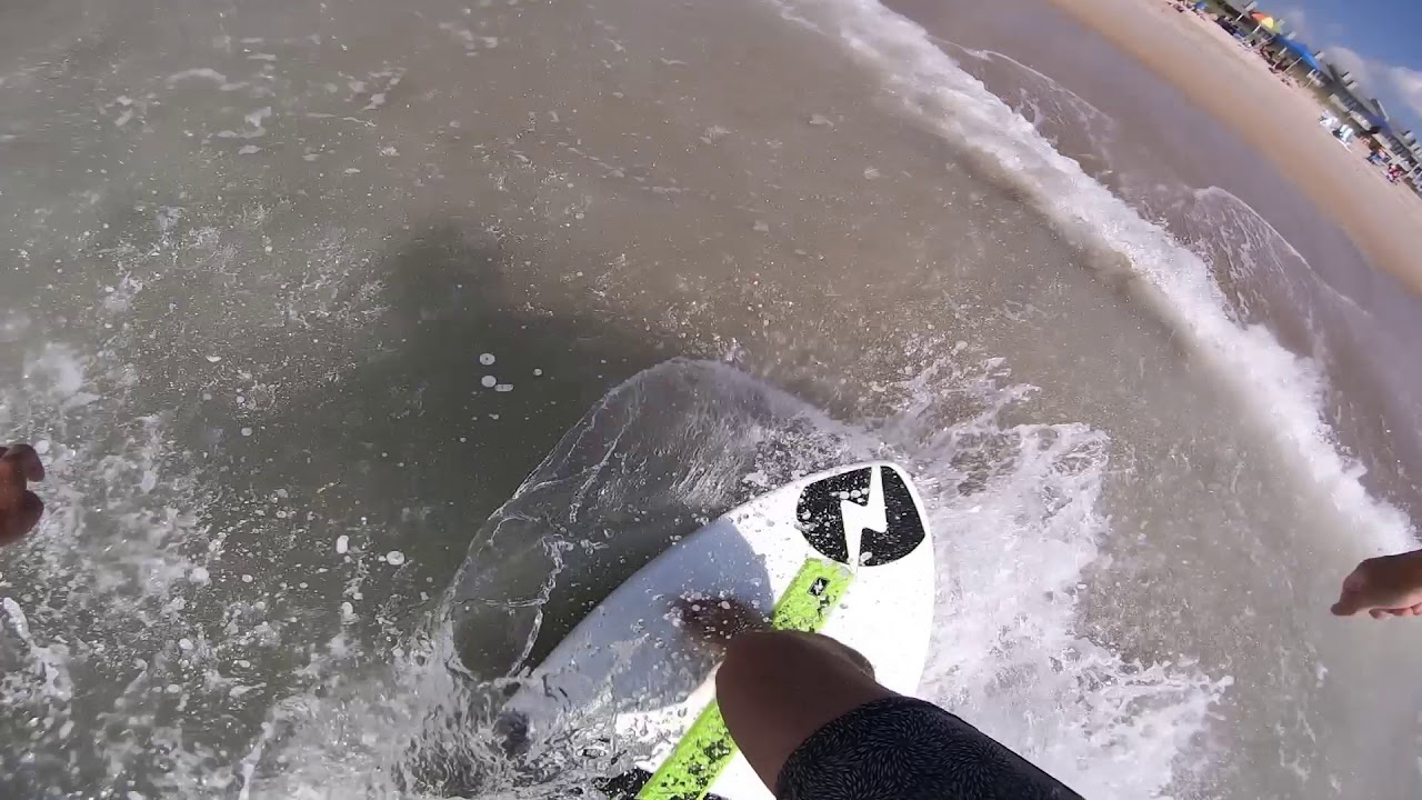 POV Skimboarding My NEW Skimboard W/ Matt Buchanan