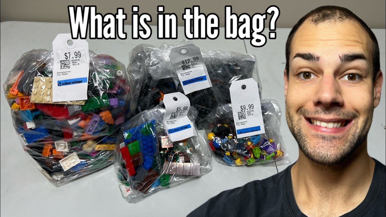 Давайте откроем пакеты из секонд-хенда с конструктором Lego!