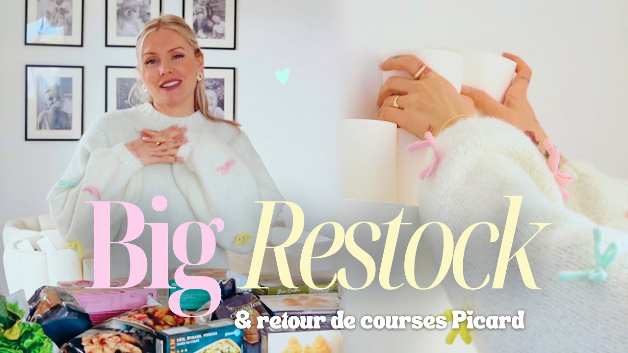 🫙 BIG RESTOCK, retour de courses Picard + une SURPRISE POUR VOUS 🎁