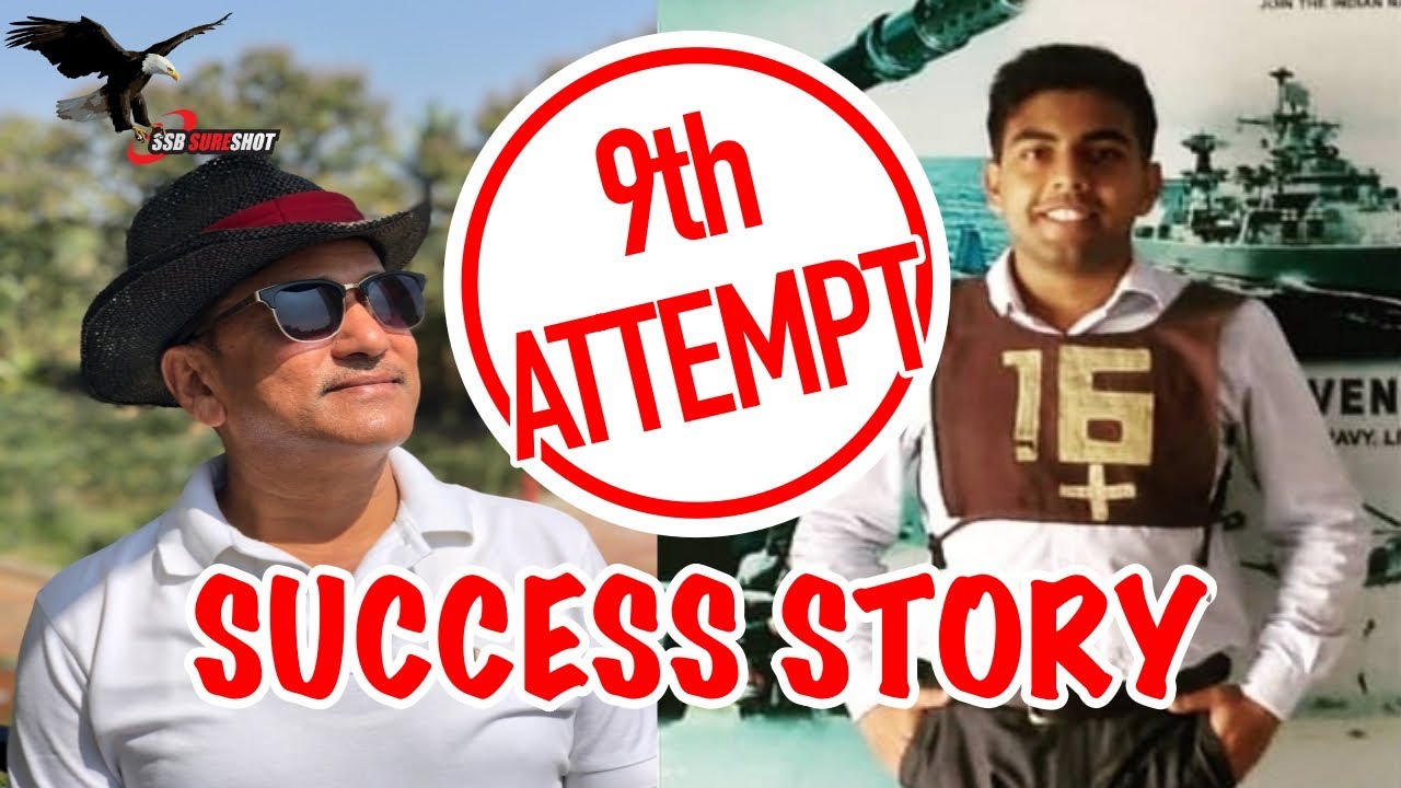 SSB Interview: Candidate Recommended in his 9th Attempt | Success Story | SSB Sure Shot Academy