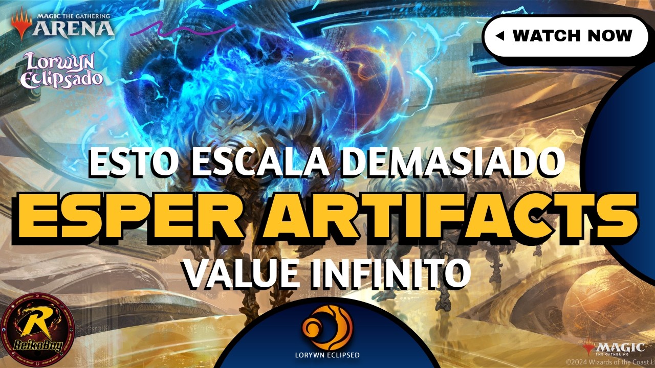 ⚪🔵⚫ SYNTHESIZER CONTROL BO3 ★ Infinite Artifact Value | MTG Arena | Magic: The Gathering