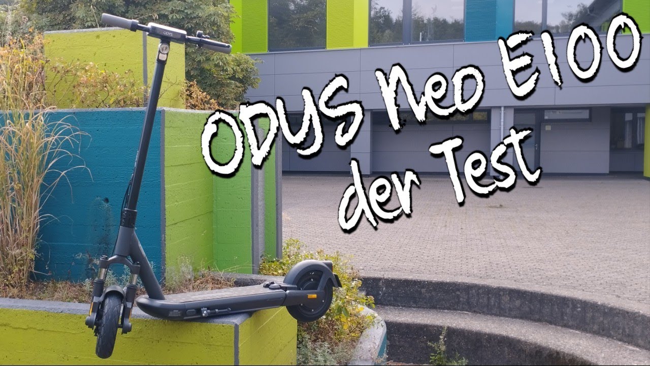 ODYS NEO E100 Test / Review / 12,5Ah / 54V / 500/900W / 95km / 675Wh /E-Scooter mit Straßenzulassung