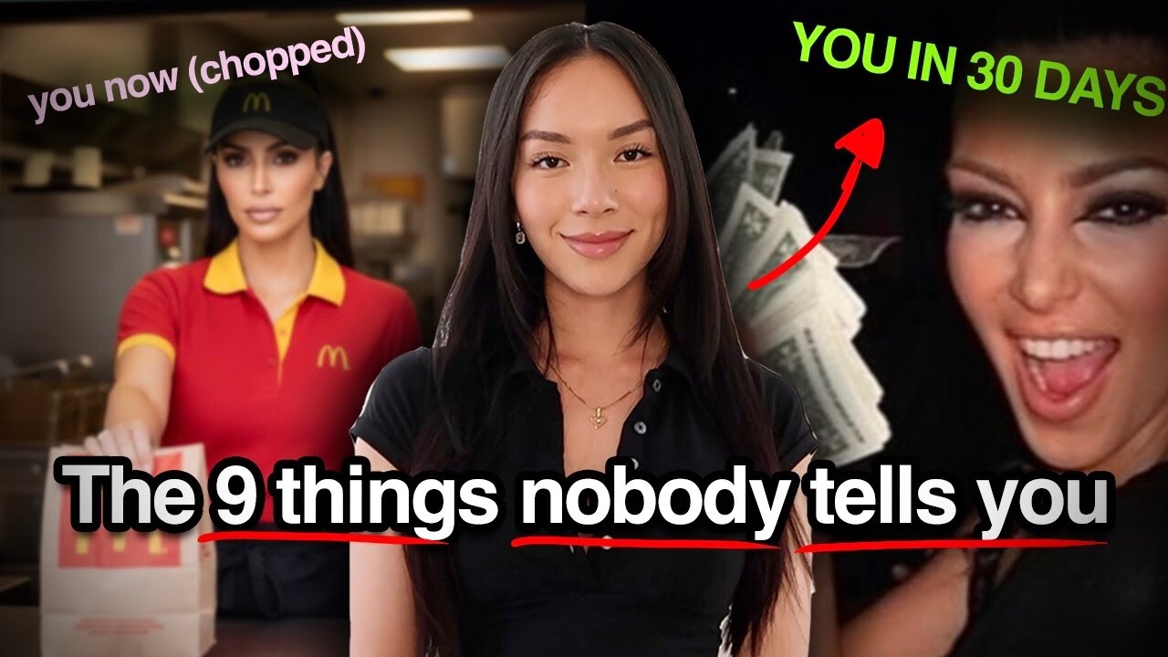 9 things I'd do if I was ugly, broke & miserable to level up!