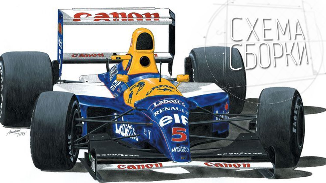 Williams FW14B ОБЗОР модели TAMIYA 1/12