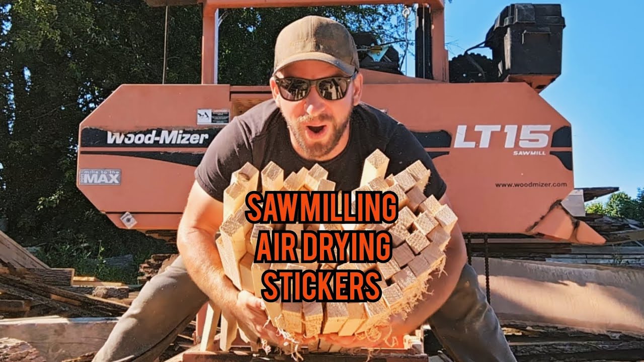 HOW TO sawmill your own air drying stickers