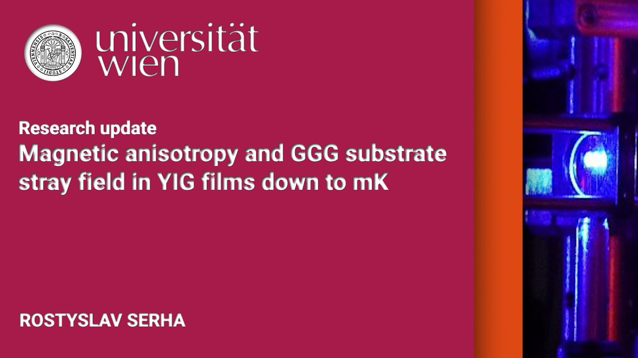 Research Update - Magnetic anisotropy and GGG substrate stray field in YIG films down to mK