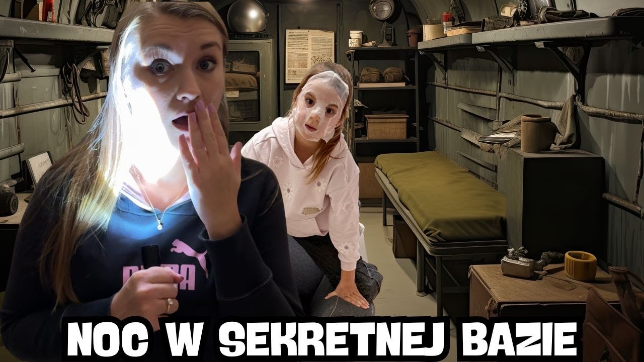 Spędziłyśmy noc w sekretnej bazie😱