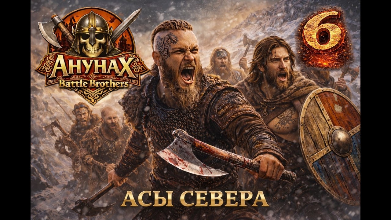 Рагнар и его друзья. Прохождение за Налётчиков с севера E/E/I Серия 6-я 