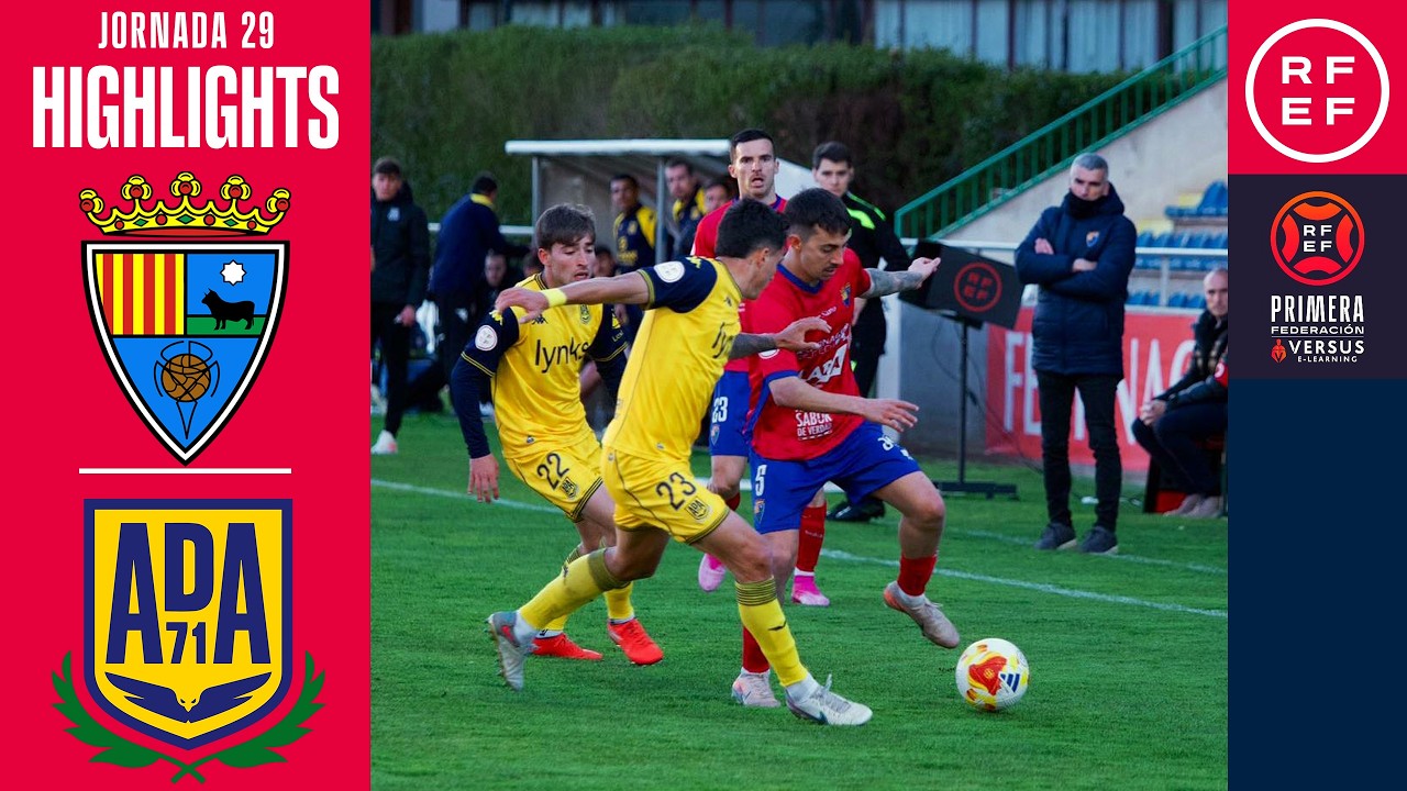 Resumen #PrimeraFederaci&oacute;n | CD Teruel 1-2 AD Alcorc&oacute;n | Jornada 29 | Temporada 2025/2026