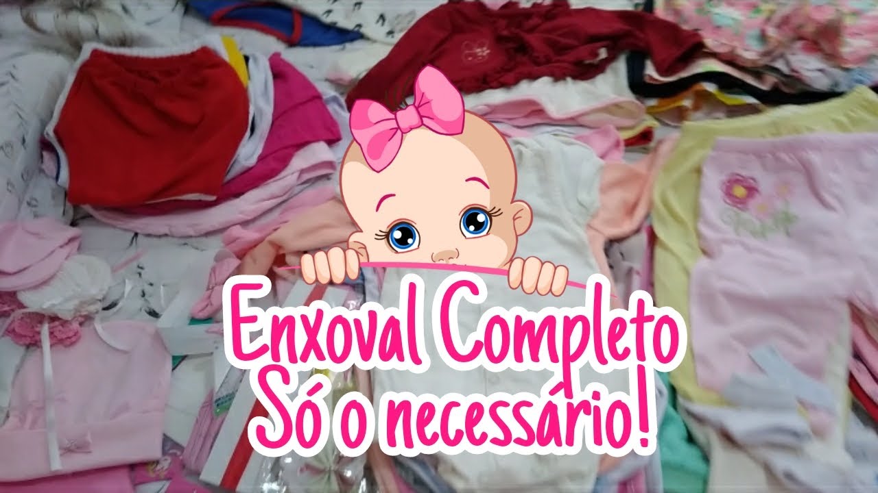 Enxoval completo da bebê| enxoval básico e minimalista.