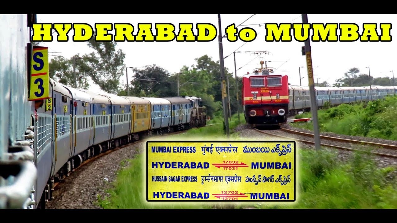 HYDERABAD to DADAR (MUMBAI) : Complete Journey in HUSSAIN SAGAR Express (Indian Railways)