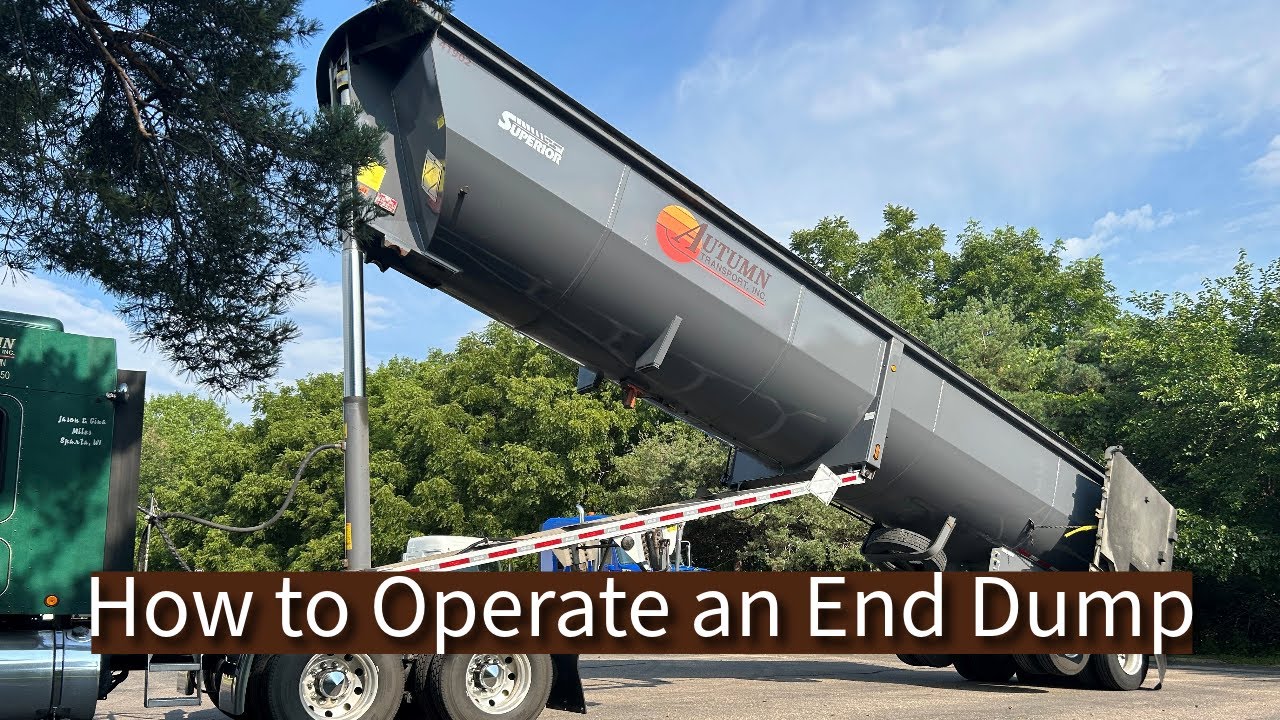 How to Operate an End Dump Trailer
