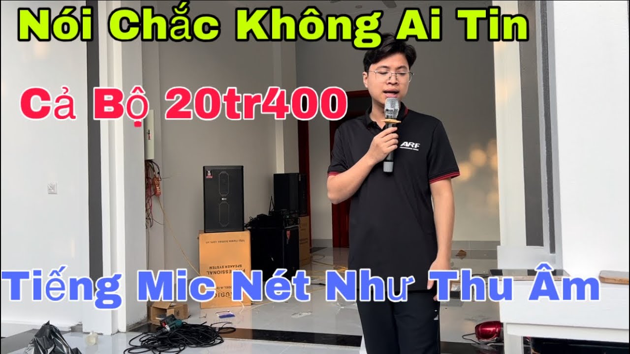 Đẳng Cấp Huy Tú Lắp Bộ Karaok 20tr400 Cả Trầm 40 Hát Như BỘ LOA 30-40triệu Tại Phúc Hoà Bắc Giang