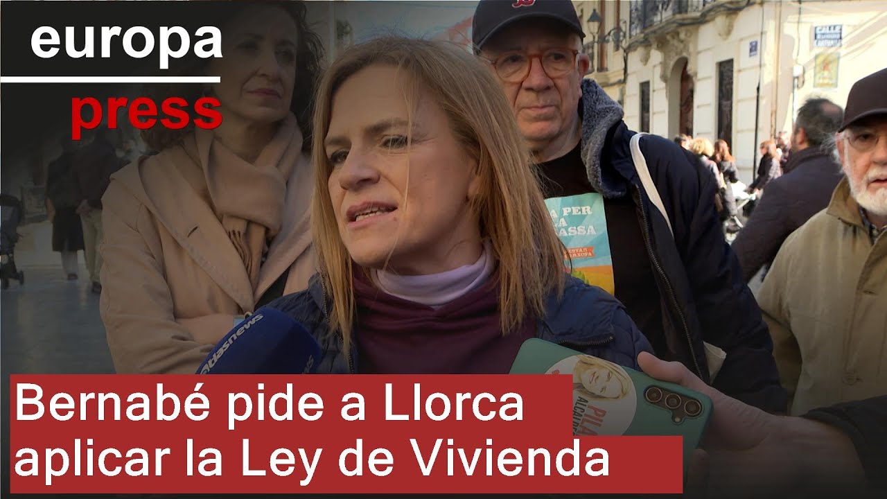 Bernabé pide a Llorca aplicar la Ley de Vivienda: 