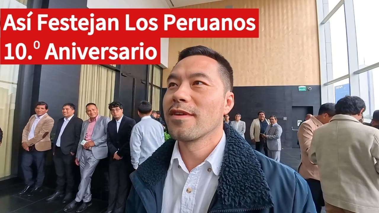 Cómo celebran mis COMPAÑEROS PERUANOS el décimo aniversario del consorcio en el lujoso Hotel Westin