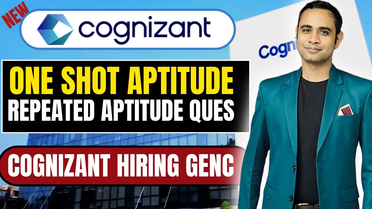 Cognizant Aptitude Actual Questions | Cognizant Aptitude Assessment |  Exact Questions