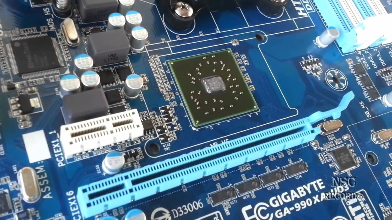 Gigabyte 990 XA-UD3 Unboxing & apply new thermal compound By:NSC