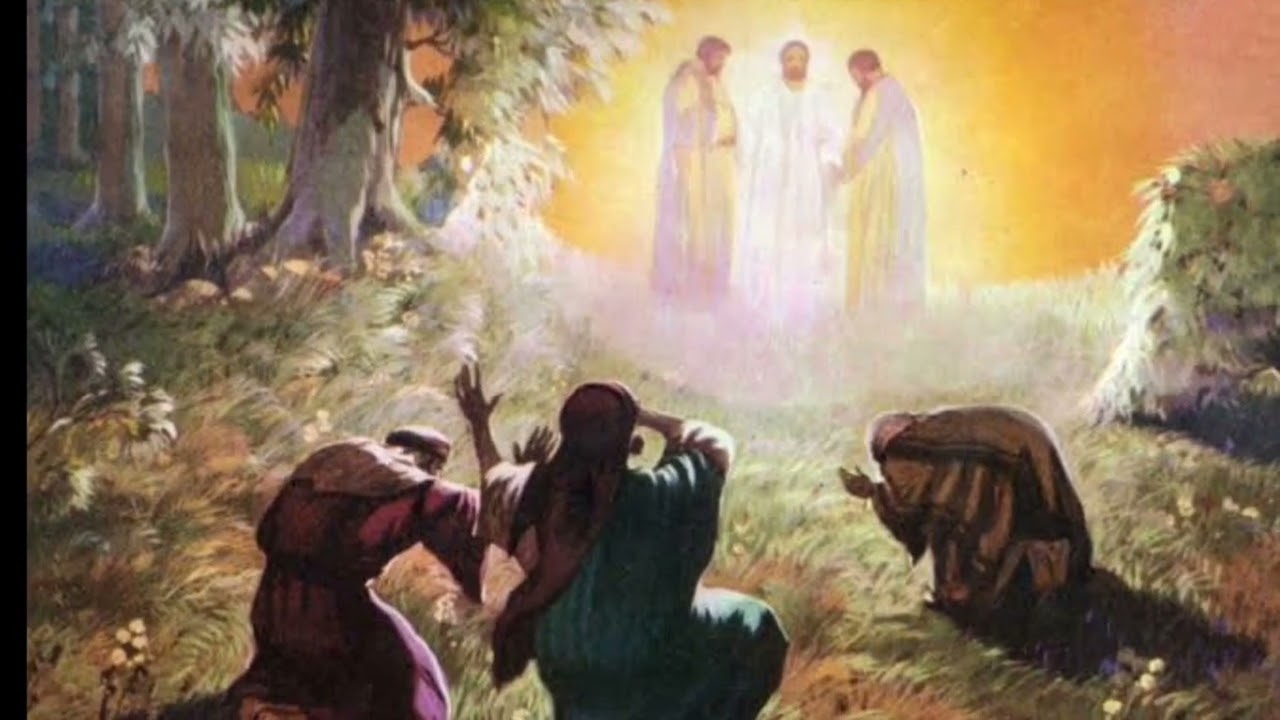 Cerita sekolah minggu Tuhan Yesus dipermuliakan diatas Bukit