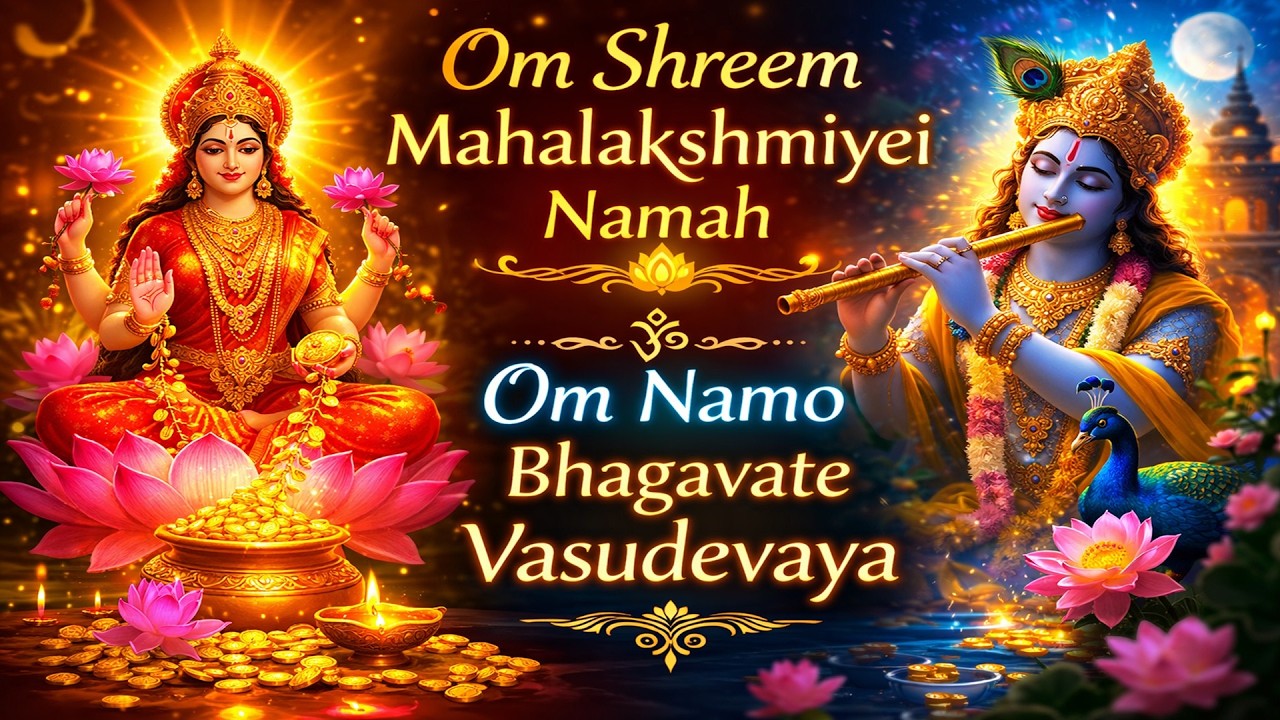 08 Minutes Powerful Mahalakshmi Mantra | Attract Wealth & Prosperity, Chant Mantra for Money & Peace
