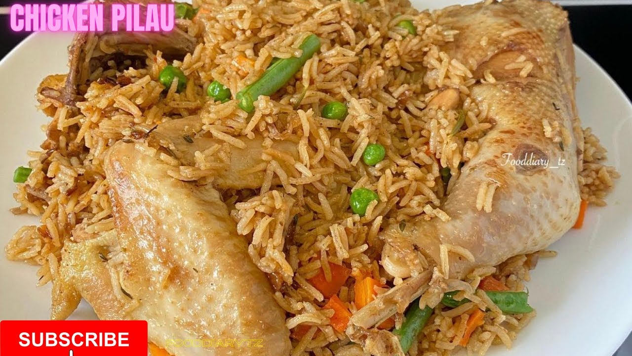 Pilau ya Kuku /chicken pilau/pilau/pilaf/pilau rice