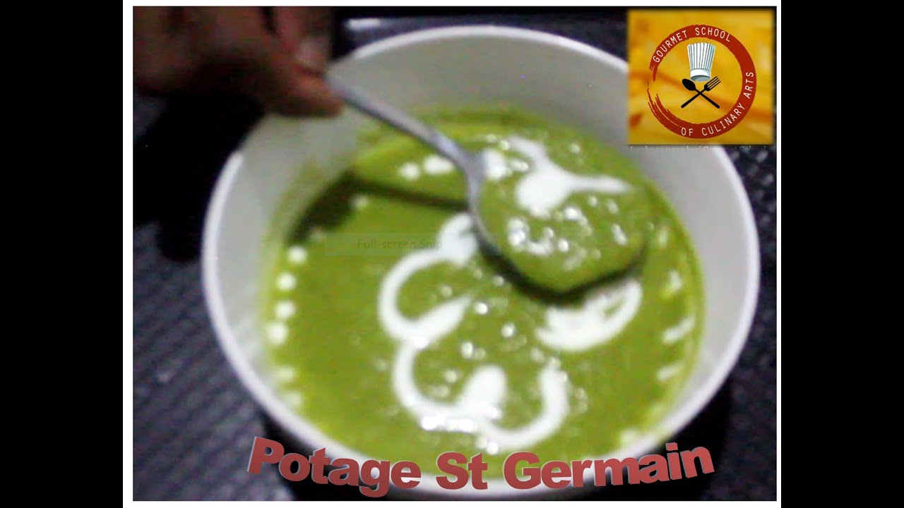 Saint Germain soup, Potage Saint Germain/ Chef Henry/ Uko wakora potage Y'amashaza