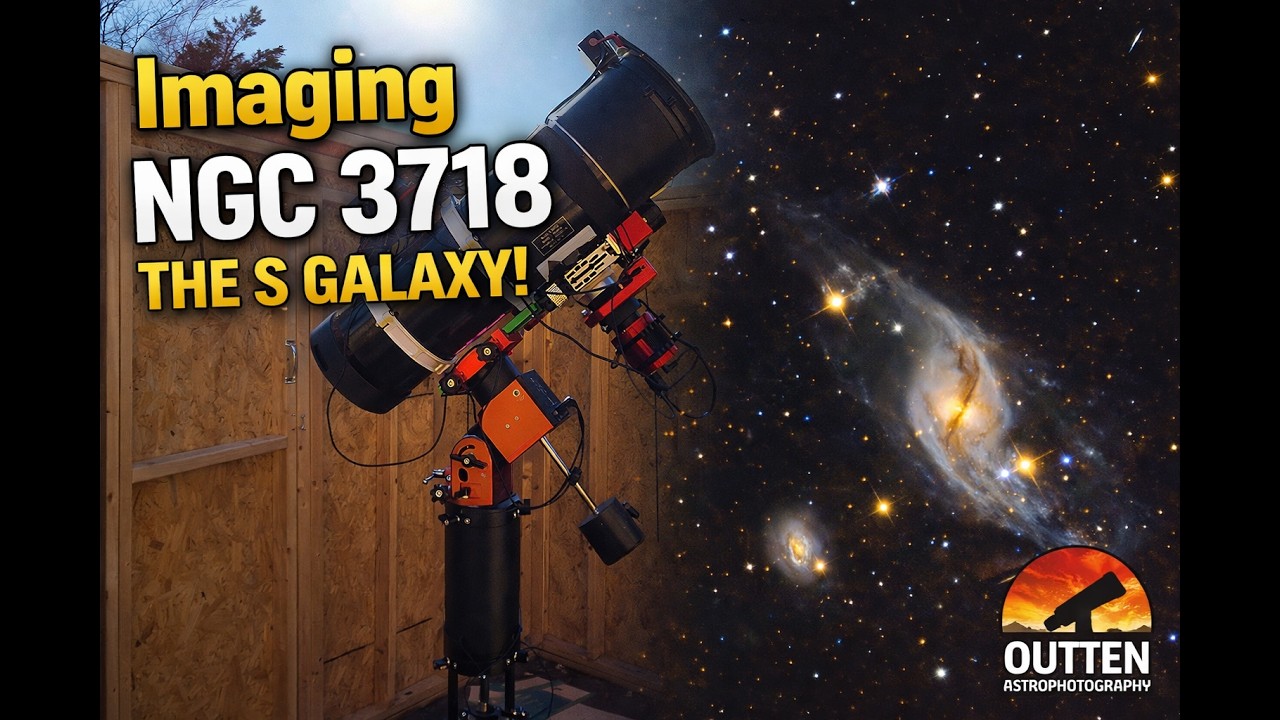 Эта галактика полностью искривлена ​​– Изображение NGC 3718 (галактика S)