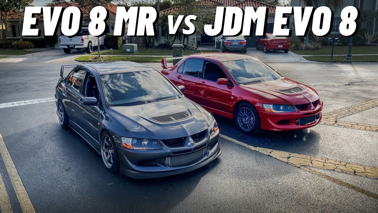 2005 EVO 8 MR vs 2003 JDM EVO 8!