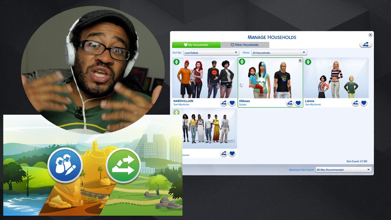 Setting up NEIGHBORHOOD STORIES in the Sims 4