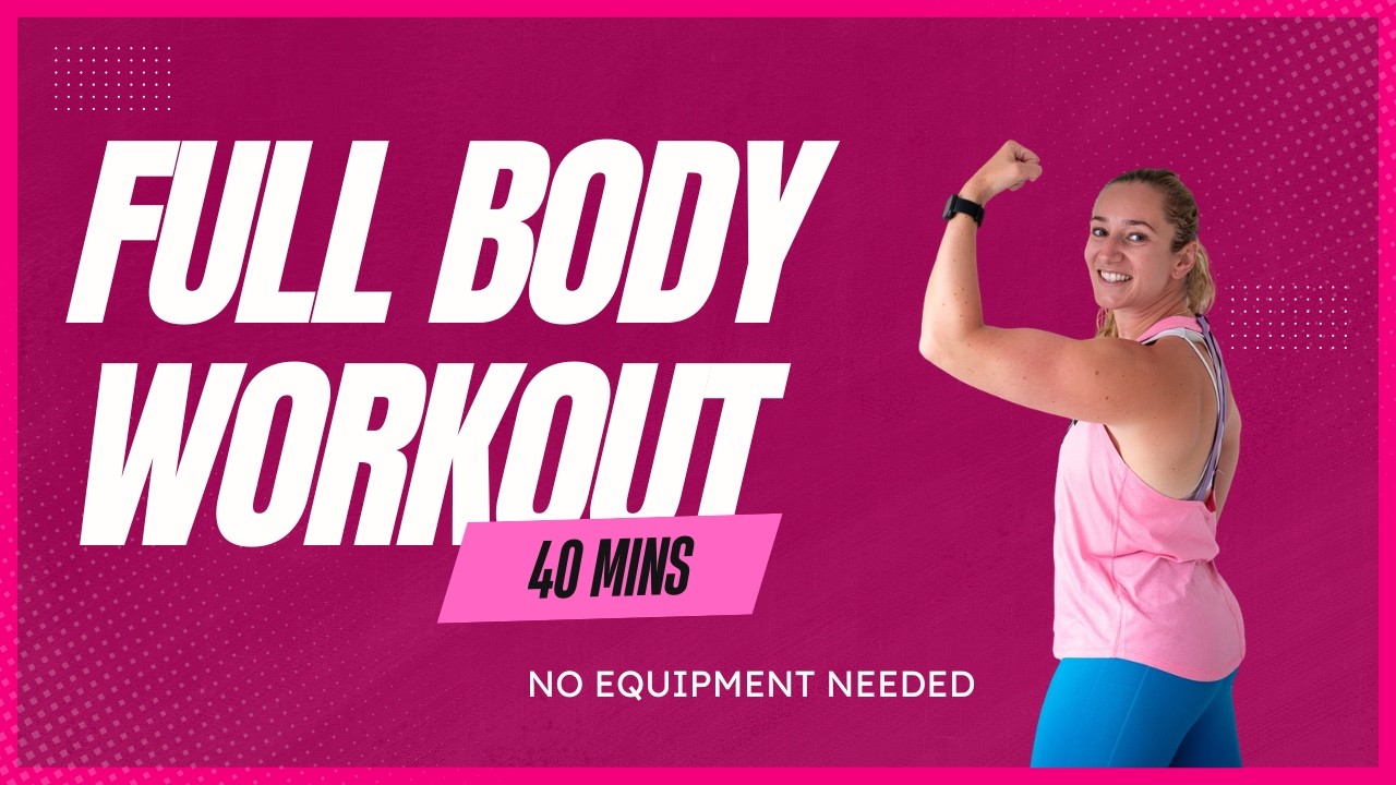 40 min Body Weight Workout - Full Body Workout - No Equipment