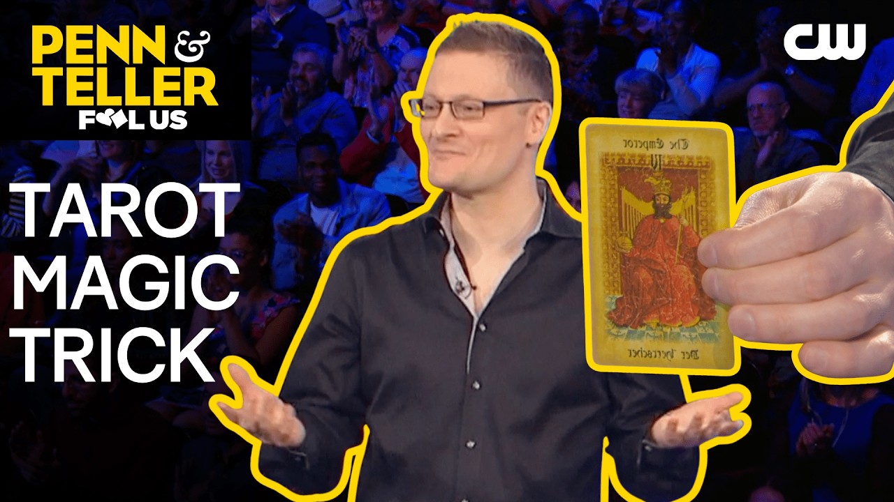 Norwegian Magician Performs Tarot Card Magic Trick | Penn & Teller: Fool Us | The CW