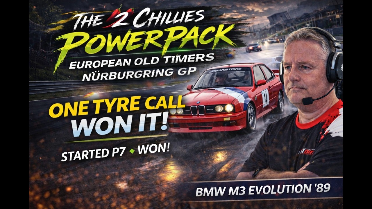 GT7 Power Pack how to win 2 chilli race European old timers Nurburg GP in the Wet BMW M3 Evolution