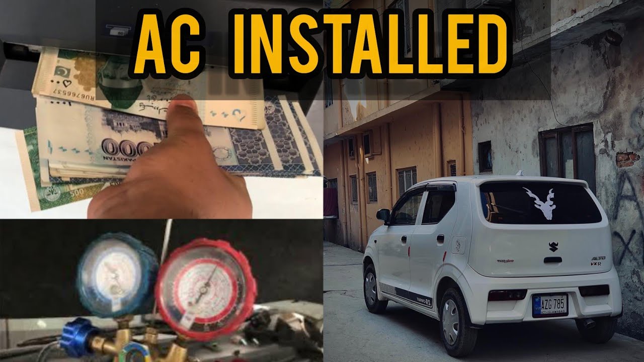 AC install in suzuki alto vx / price?? / @Mr.Leharvlogs