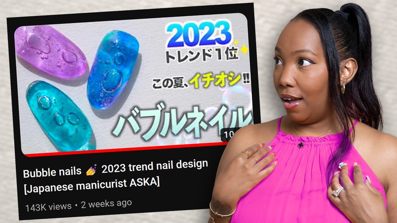 Пробуем корейские тенденции маникюра — Bubble Nails