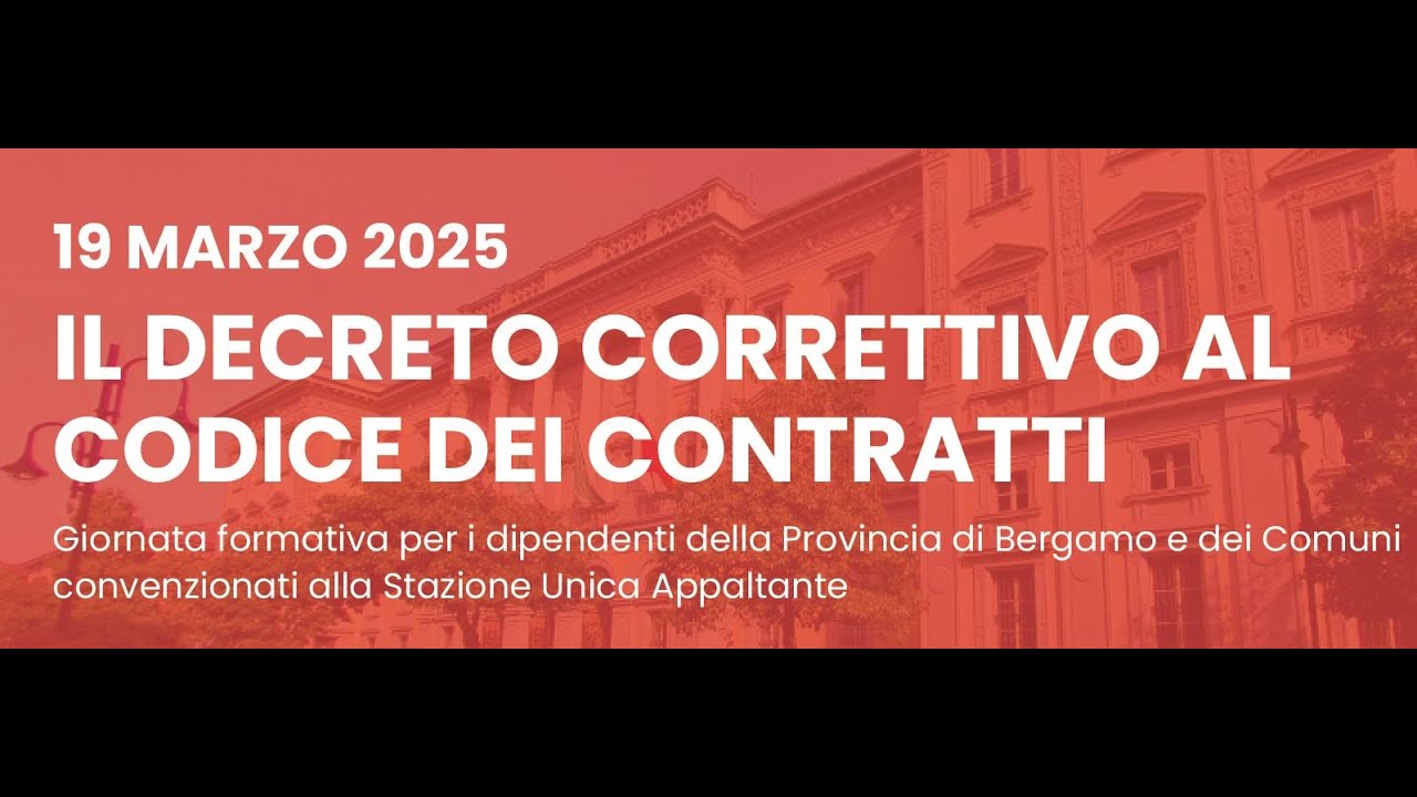 Consiglio Provinciale del 29 Maggio 2025 (14:00 Prima parte)