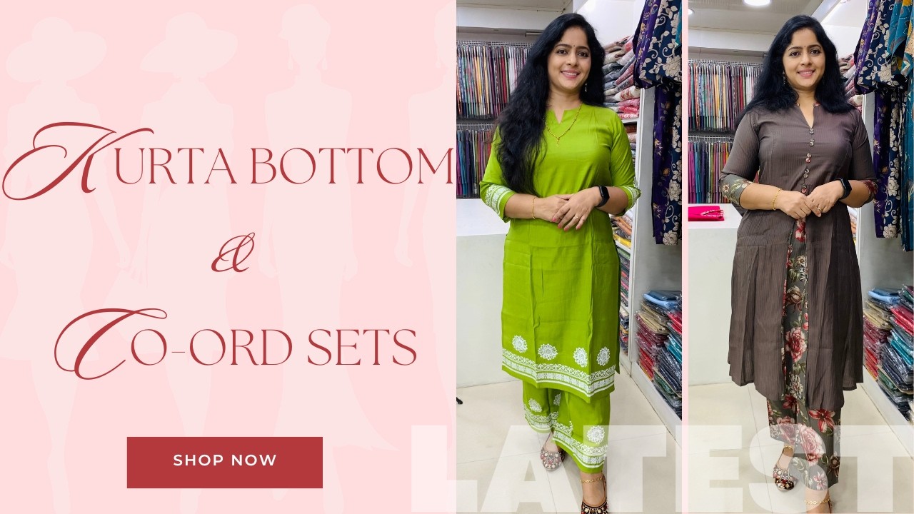 Kurta Bottom & Co-Ord Sets Latest Daily Wear Collection | Starting ₹950 | Unique and Chic Top Bottom