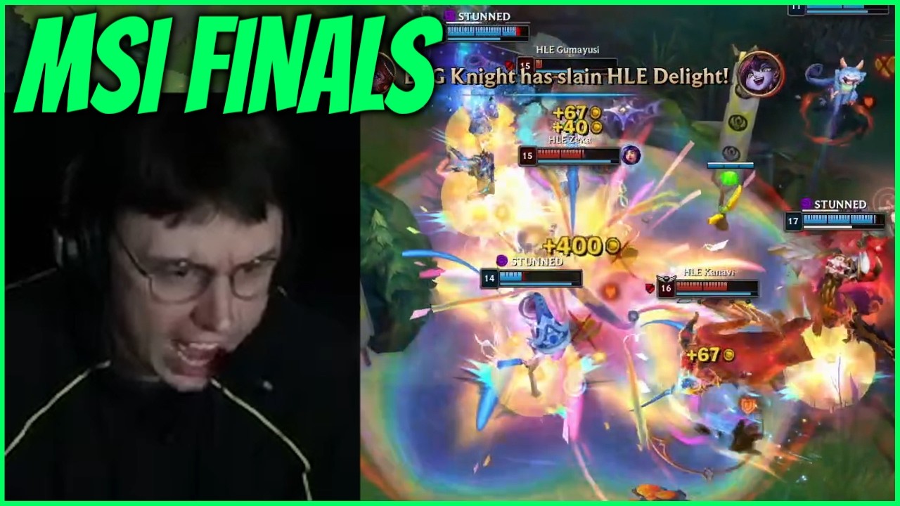 Caedrel Reacts To The Ending Of A BONKERS MSI Finals (BLG VS HLE)