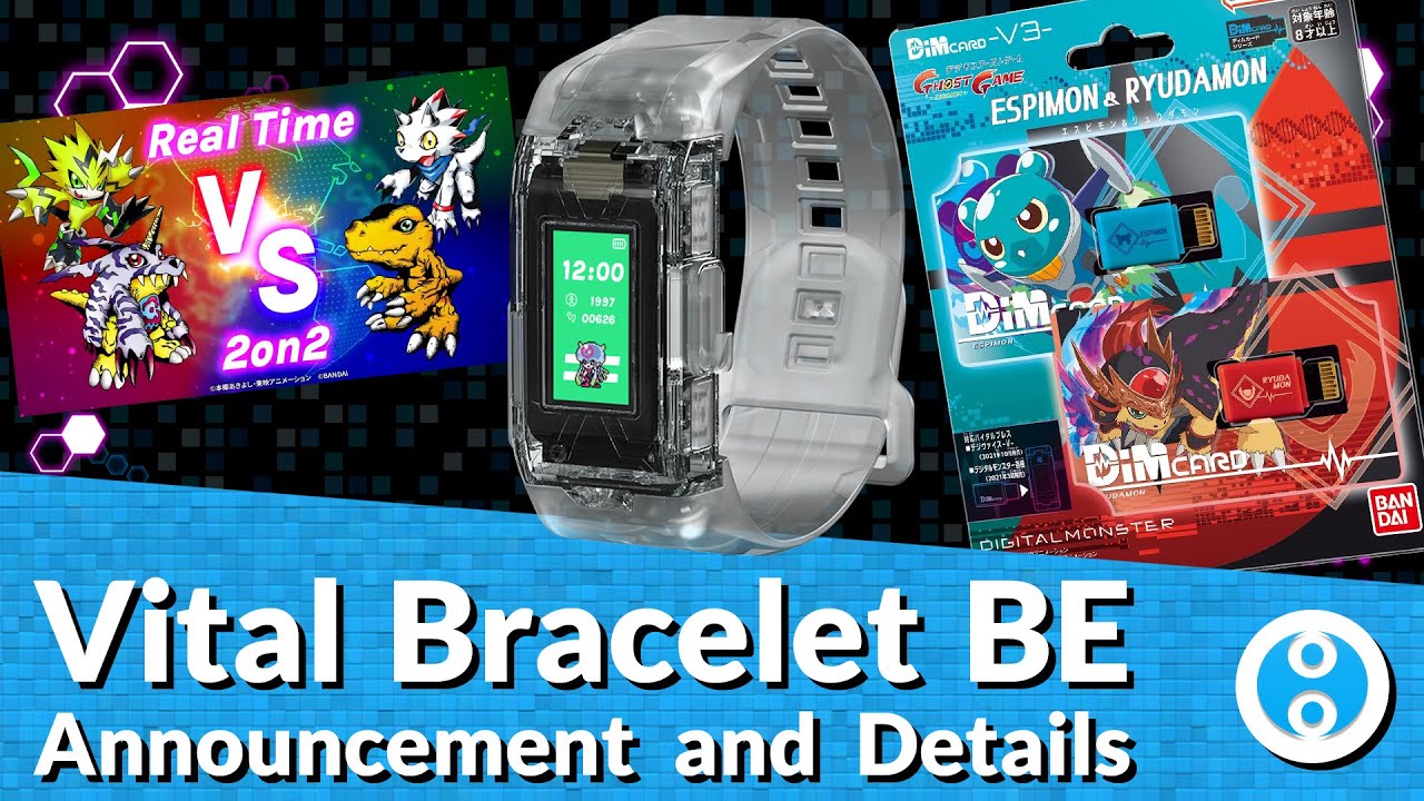Vital Bracelet BE Details and New DiM Cards - Digimon Newsramble