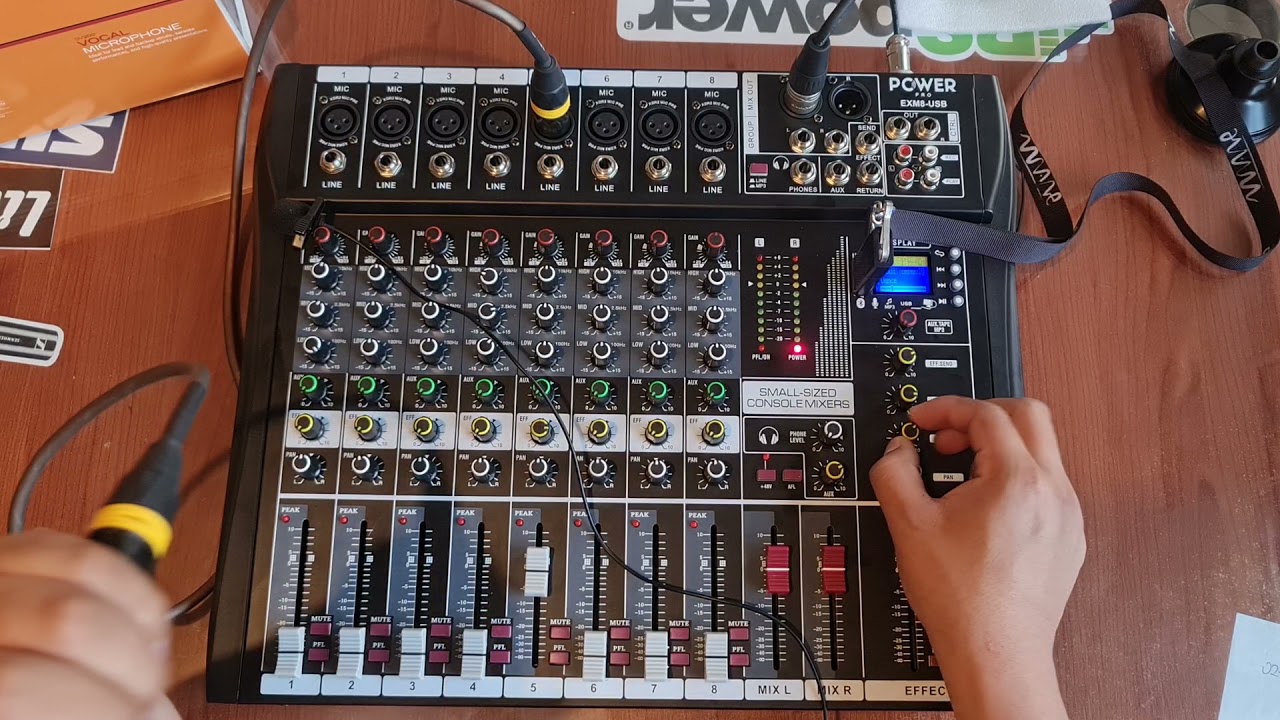 ✅ PARTE 7 ✅ TUTORIAL ⚠️ CONSOLA DE AUDIO/MIXER ANALOGICA: Efectos FX (Eco y Reverb) POWER PRO