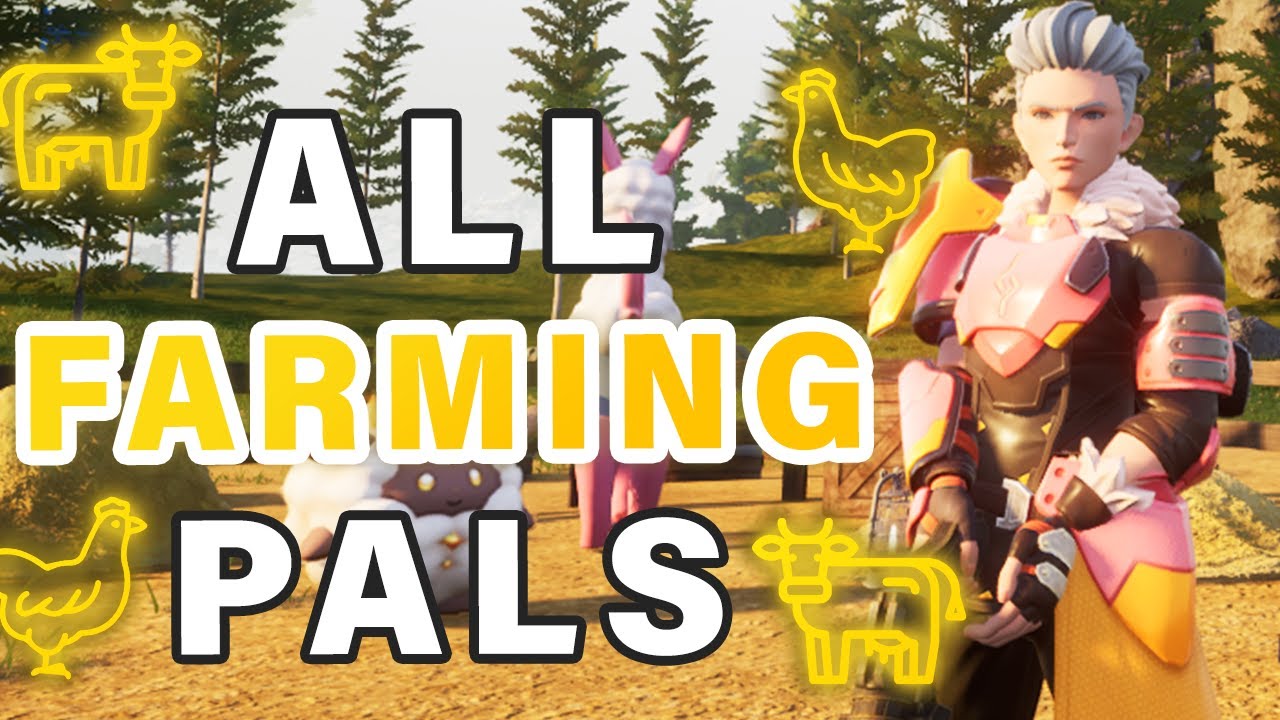 All Ranch FARMING Work Pals to Use in your base ► Palworld