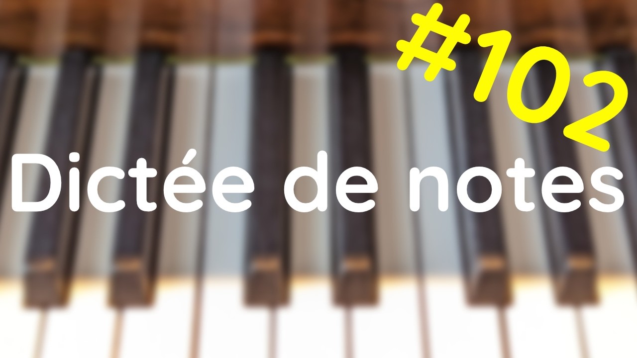 Studio Musical VP - Dictée de notes #102