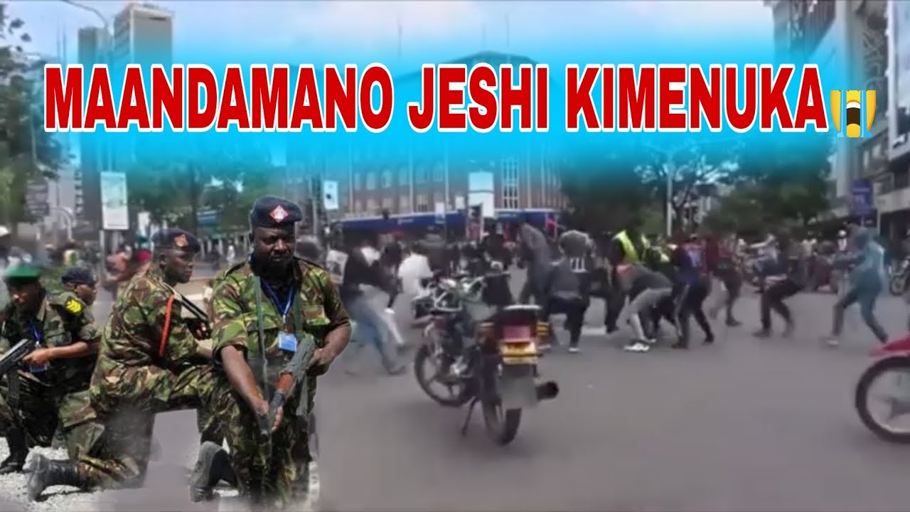 MAANDAMANO WANAJESHI KIMEWAKA😭😭