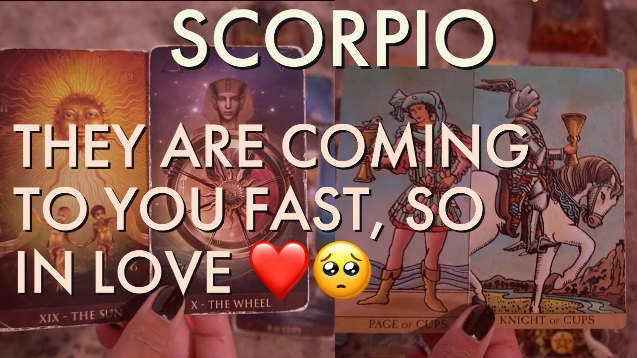 SCORPIO: ⚡ THEY CAN'T HIDE THEIR FEELINGS FOR YOU ANY LONGER ❤️ (TAROT READING)
