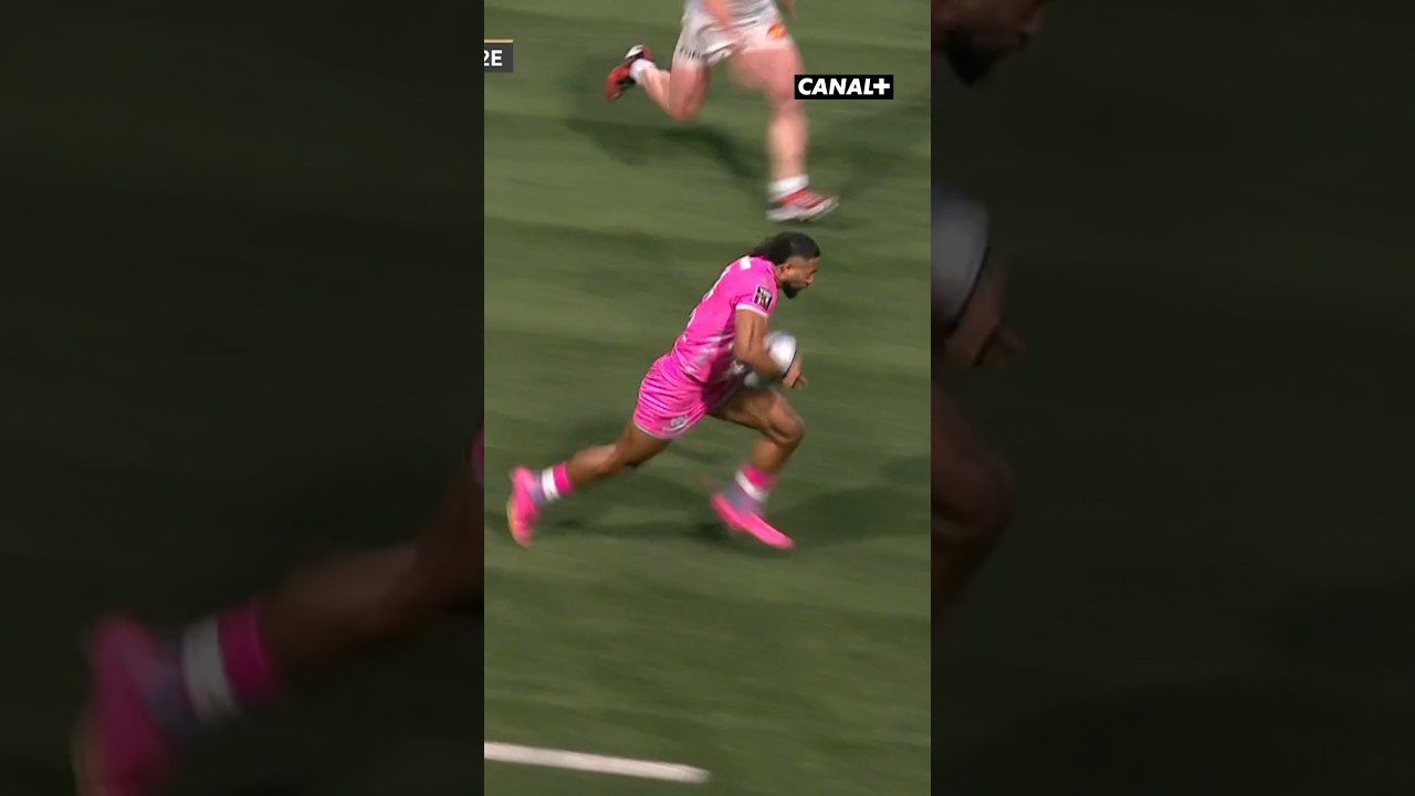 La relance compl&egrave;tement folle 🤯 #rugby #top14 #paris