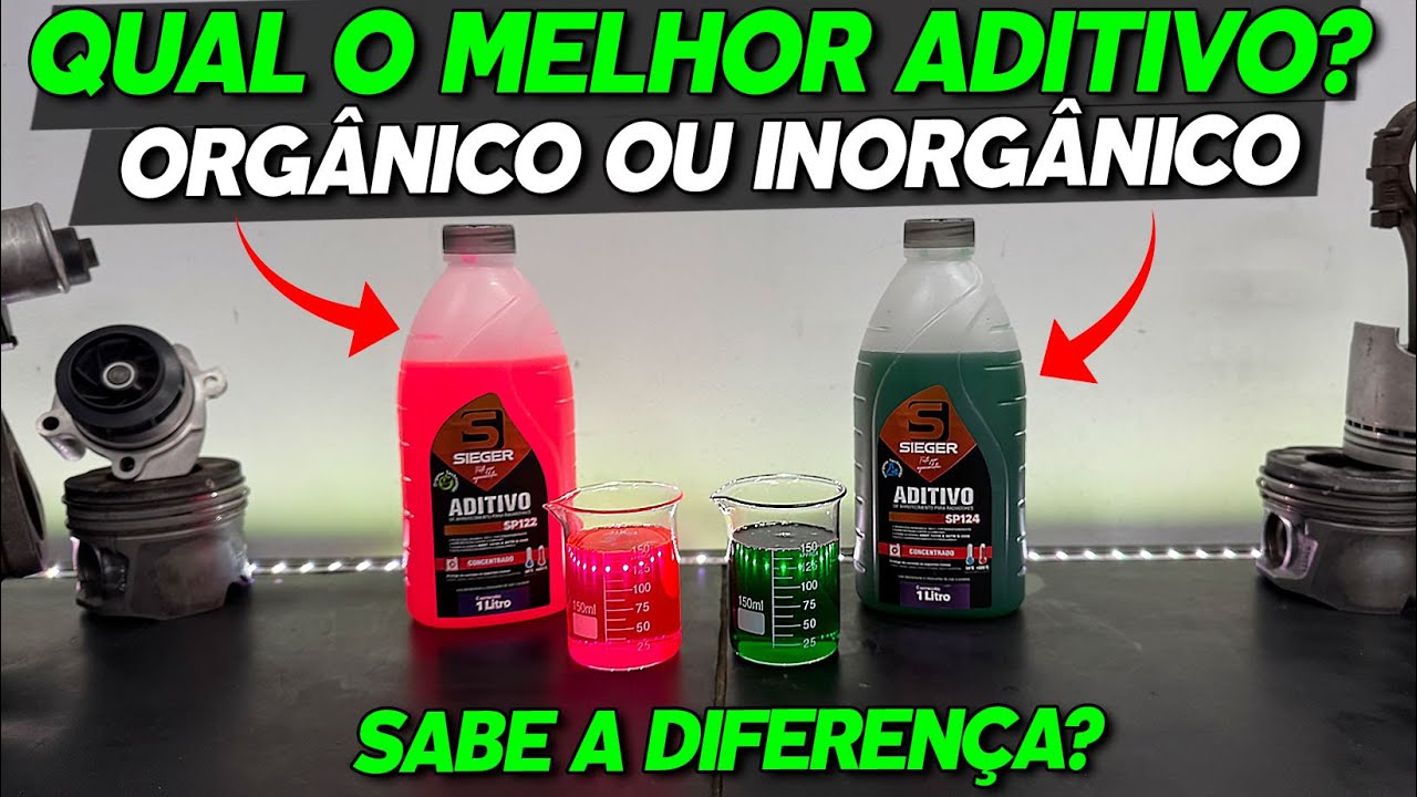ADITIVO de RADIADOR ORG&Acirc;NICO ou INORG&Acirc;NICO? Qual a diferen&ccedil;a e o mais indicado para o seu carro?