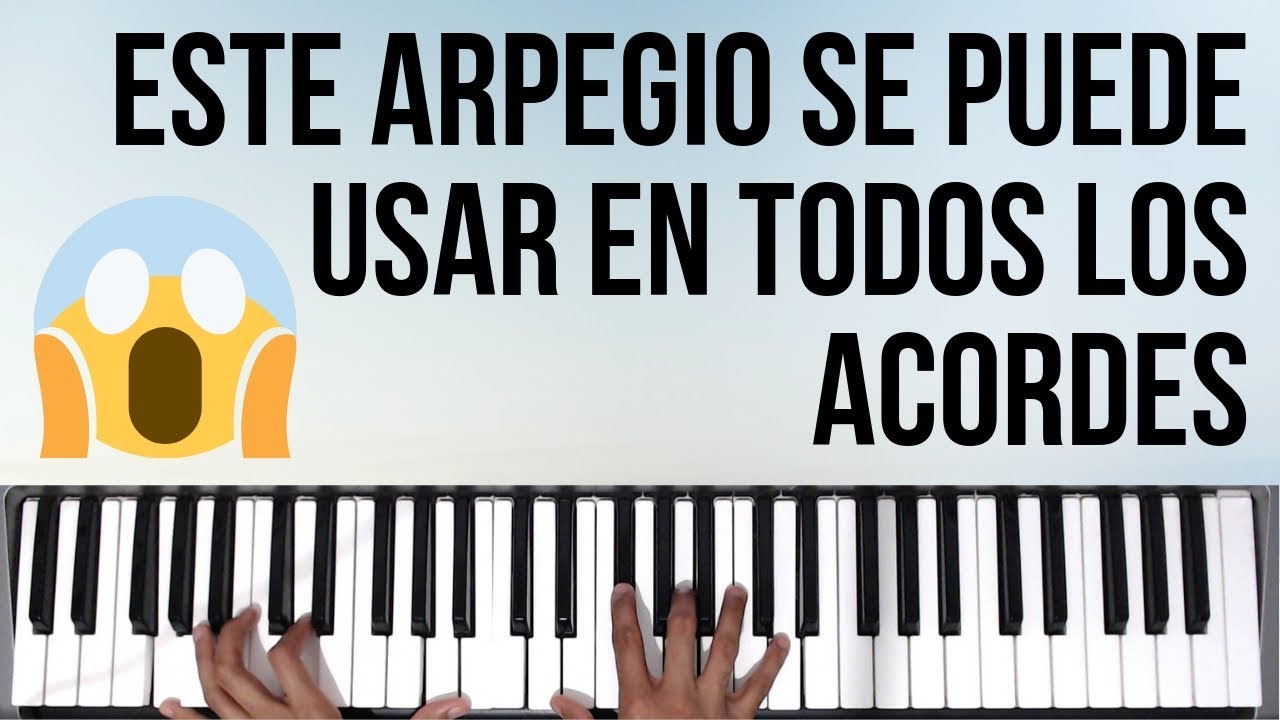 Este Arpegio Se Puede Usar en TODOS LOS ACORDES | Tutorial de Piano