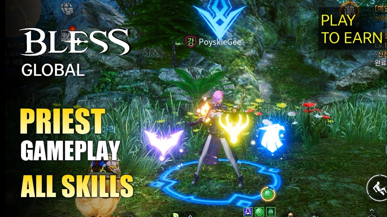 Bless Global | Priest Gameplay | Play to Earn