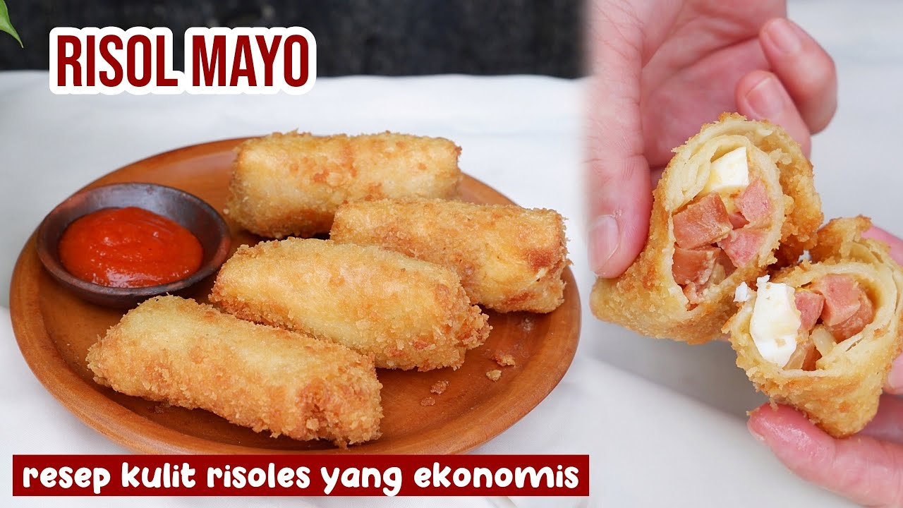 Risol Mayo|| Cara Mudah Buat Kulit Risol yang lembut & Lentur